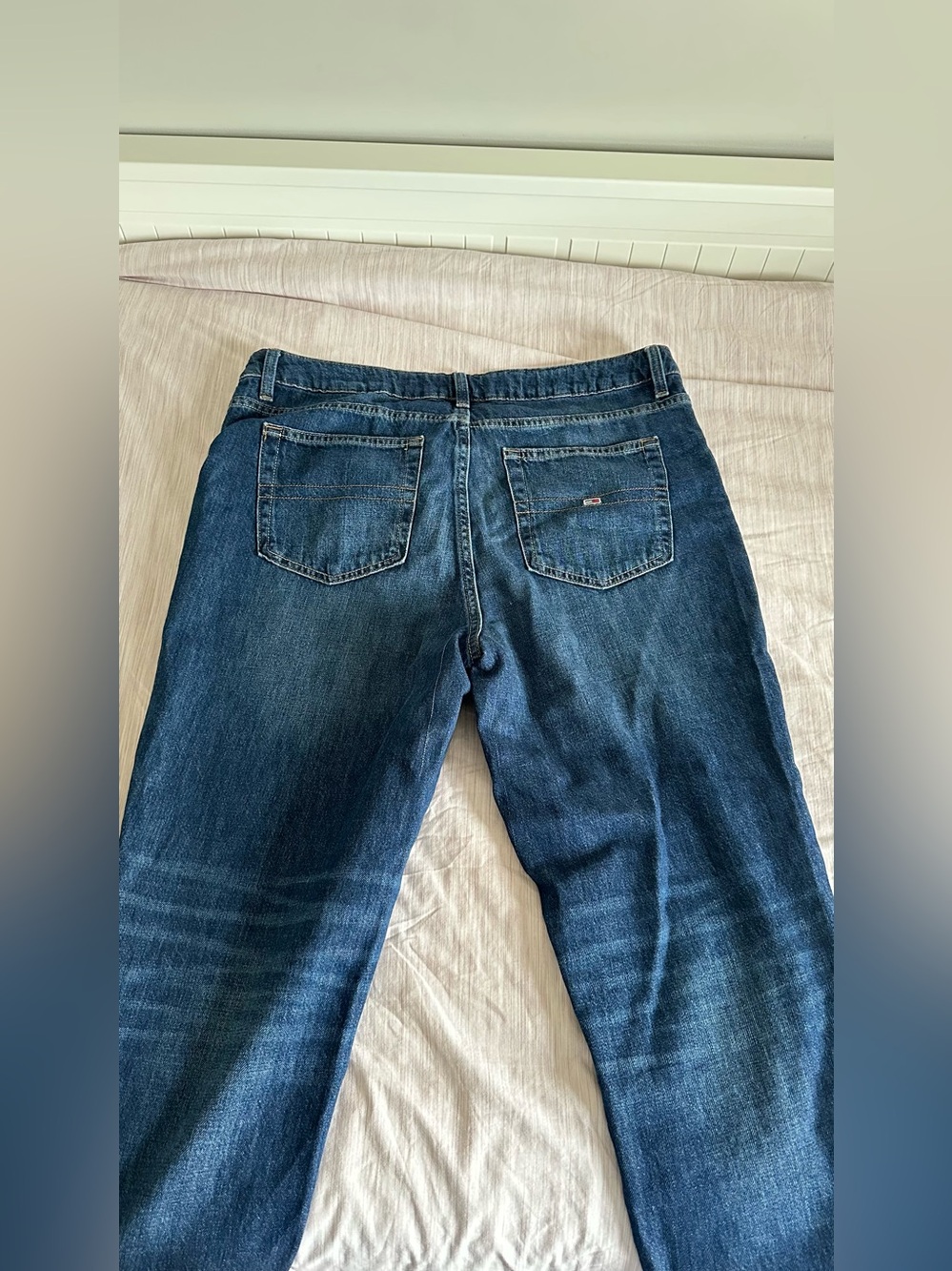 Tommy Hilfiger Dark Blue Straight Leg Jeans - Picture 5 of 6